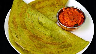 ஹோட்டல் சுவையில் பச்சைப்பயறு தோசை amp கார சட்னி  Pesarattu in tamil  pachai payaru dosai in tamil [upl. by Kavanaugh]