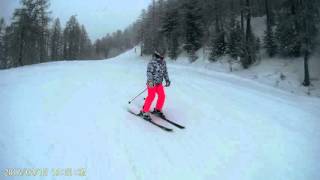 2016 Feb Club Med Pragelato Vialattea Ski Group 4B 3 [upl. by Salvidor]