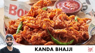 Kanda Bhajji Recipe  Super Crispy Tips  कुरकुरा कांदा भज्जी बनाने का तरीक़ा  Chef Sanjyot Keer [upl. by Anaiviv824]