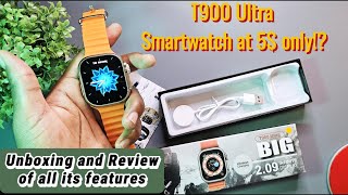 T900 Ultra smartwatch Review and Unboxingt900ultrareview t900ultrasmartwatch how unboxing [upl. by Onid]