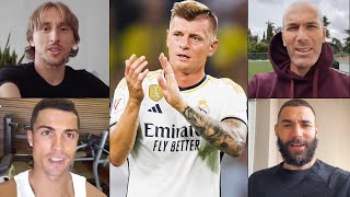 Footballer Reaction On Toni Kroos announces retirement from football💔😢 [upl. by Tonl672]