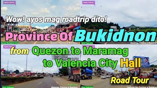 Bukidnon Road Tour From Quezon Maramag to Valencia City Hall [upl. by Ecyak898]