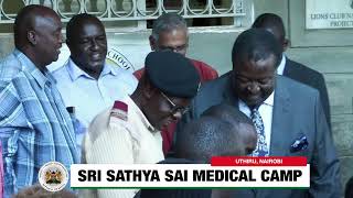 Sri Sathya Sai Medical Camp  Uthiru Nairobi  Musalia Mudavadi [upl. by Erialcyram651]