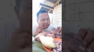 Mukbang kinilaw atay ng baboy😋 [upl. by Ojybbob]