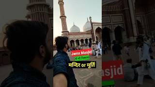 Delhi Jama Masjid Me Mandir Bataya salmanvlogs [upl. by Naihtsirc134]