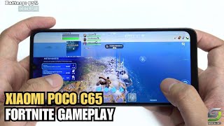 Poco C65 Fortnite Gameplay  Helio G85 [upl. by Nnylram]