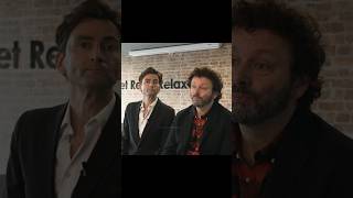 The odd couple 🤣 staged davidtennant michaelsheen youtube shorts goodomens fyp funny comedy [upl. by Otsuaf]