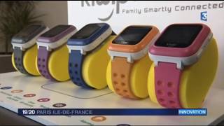 Reportage France 3 quotUne montre denfant connectée pour rassurer les parentsquot [upl. by Dola448]