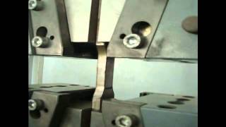 Tension test of 16 mm HSLA steel welded joint [upl. by Andre809]