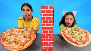 Twin Telepathy Pizza Challenge [upl. by Atnima]