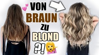 Große Veränderung Braun zu Blond Kommt mit zum Friseur ♡ BarbaraSofie [upl. by Itnuahsa79]