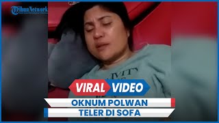 Terekam Aknum Polwan Cantik Teler di Sofa Seusai Bernyanyi [upl. by Moshe]