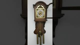 DUGENA Wanduhr Pendeluhr 3 Gewichte Westminster Viertelschlag [upl. by Nahgeam636]