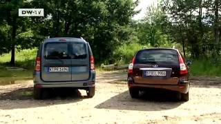 Dacia Logan MCV vs Lada Priora Wagon  Motor mobil [upl. by Ecinehs]