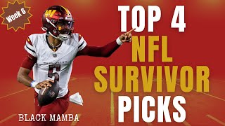 Week 6 Survivor Pool Picks Surviving the Chaos with Key Selections [upl. by Notlok]