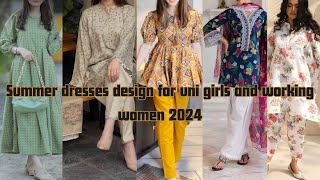 2024 summer dress design ideas for girls and working women [upl. by Minnnie]