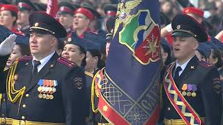 Victory Day 2023 in Novosibirsk  Russian Anthem [upl. by Punke]