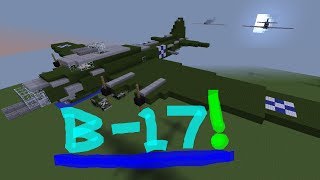 Minecraft Tutorial B17 Flying Fortress [upl. by Enirhtac891]