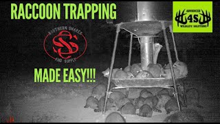 Raccoon Trapping Made Easyw Dog Proof Traps [upl. by Nednyl]