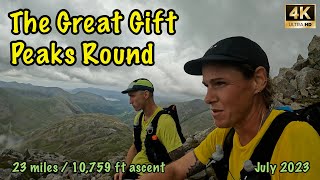 The Great Gift Peaks Round  Lake District  4K  July 2023 [upl. by Gough]