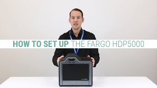 How to Set Up the Fargo HDP5000 ID Card Printer [upl. by Drofnil942]