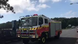 NSWRFS Shoalhaven Heads PUMP responding to an AFA Gerringong [upl. by Ahset212]