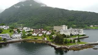 Balestrand  Sognefjord Norway  Fjord drone [upl. by Deanne]