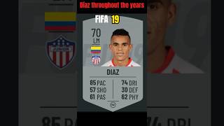 Luis Diaz throughout the years of FIFA [upl. by Venetia]