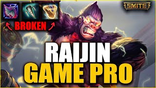 LA PUISSANCE DES CONTRÔLES  MOBILITÉS ► GAME PRO RAIJIN SUR SMITE SAISON 11 [upl. by Vanhook]