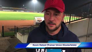 FußballBrandenburgliga 1 FC Frankfurt gegen Union Klosterfelde Trainer und Spieler im Interview [upl. by Cory470]