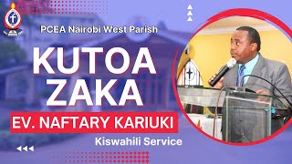 PCEA Nairobi West Sunday Kiswahili Service  15092024 [upl. by Natehc410]