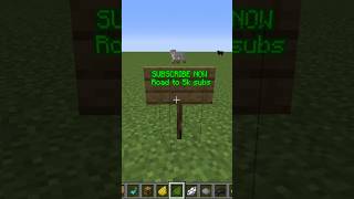 Minecraft How To Dye Signs Any Color😳minecraft signhack viral [upl. by Antonio]