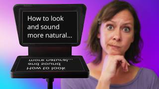 SECRETS to reading a teleprompter  From Awkward to Natural [upl. by Eekram]