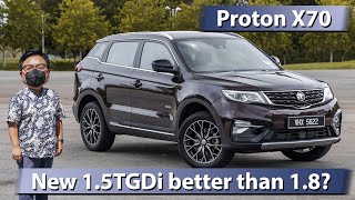 2023 Proton X70 review  new 15 engine better than 18 [upl. by Nowd]