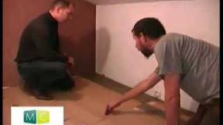 Pose parquet partie 12  laying of hardwood floors part 1 [upl. by Nereil]