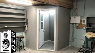 DIY Home Studio Vocal Booth Build Soundproofing Floating Floor and Professional Finishes [upl. by Nylatsirhc]