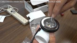 Hydro Systems  How To Install Cable Driven Drain [upl. by Minier]