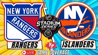 Stadium Series NHL New York Rangers vs New York Islanders LIVE STREAM Game Audio  Live Gamecast [upl. by Trebma]