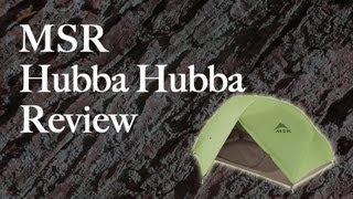 MSR Hubba Hubba Tent and Gear Shed Review [upl. by Lola]