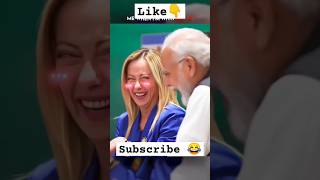 saadi galli aaja song in modi voice modiji meloni funny [upl. by Atiekahs]