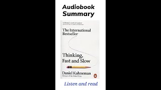 Thinking Fast and Slow by Daniel Kahneman  Audiobook Summary [upl. by Akinnor517]