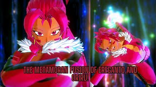 quotSEXIEST METAMORAN FUSION ORIRU NEW TRANSFORMATION Ereganto and Orirus FusionXenoverse 2 Mods [upl. by Annyrb]