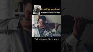 Wieniawski Violin Concerto No 2 Mvt 2 shorts [upl. by Allison]