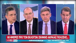 68 ημέρες πριν τις εκλογές Σκηνικό ακραίας πόλωσης  Καλημέρα  30032024 [upl. by Saphra]