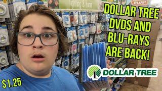 Dollar tree DVDs and Blurays are back August 2023 [upl. by Shanly509]