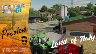 LS22 Land of Italy Mapvorstellung  Weinkeller und Schweinhof  LS22 Italien [upl. by Tom810]