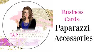 Paparazzi Business cards and Banners [upl. by Tressa]