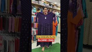 Rs349😱🥰long umbrella Kurtis at lowest price 😱shorts trending thetalkingpenguin [upl. by Ahtiek]