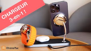 Le meilleur chargeur iPhoneApple Watch pour la table de nuit  XtremeMac [upl. by Nybbor613]