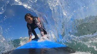 Lombok  Surfing In Senggigi Beach Indonesia [upl. by Aibar]